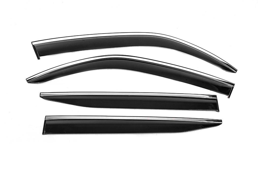 

Wind deflectors with chrome Niken Luxury (4 things) for Toyota Land Cruiser 300