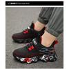 Boys Running Shoes Kids 7-12 Years Lightweight Breathable Mesh Sneakers With Hook Loop