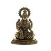 Handcrafted Brass Goddess Laxmi Statue for Home Temple | 2.5" Maa Lakshmi Figurine Idol Murti Sacred Symbol of Wealth | Perfect for Rituals & Gifting