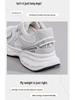 Women's Korean-Style Height-Increasing Sports Sneakers - Thick Sole, Breathable Casual Running Shoes for Spring/Autumn (X23)