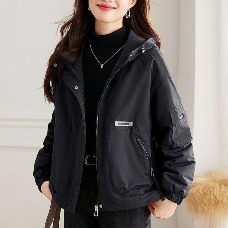 Womens Short Padded Cotton Jacket 2026 Fall Winter Warm Fleece Lined Parka Petite Ladies