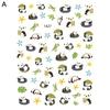Niedlichen Panda Blatt Design Nagel Aufkleber Dekorative Paste Leicht Selbst-Adhesive DIY Papier Nail art Aufkleber Nagel