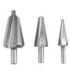 3Pcs Wood Metal Hole Taper Drill Bits 16-30 8-20 3-14mm Hole Expansion Drill Bit Hole Opener