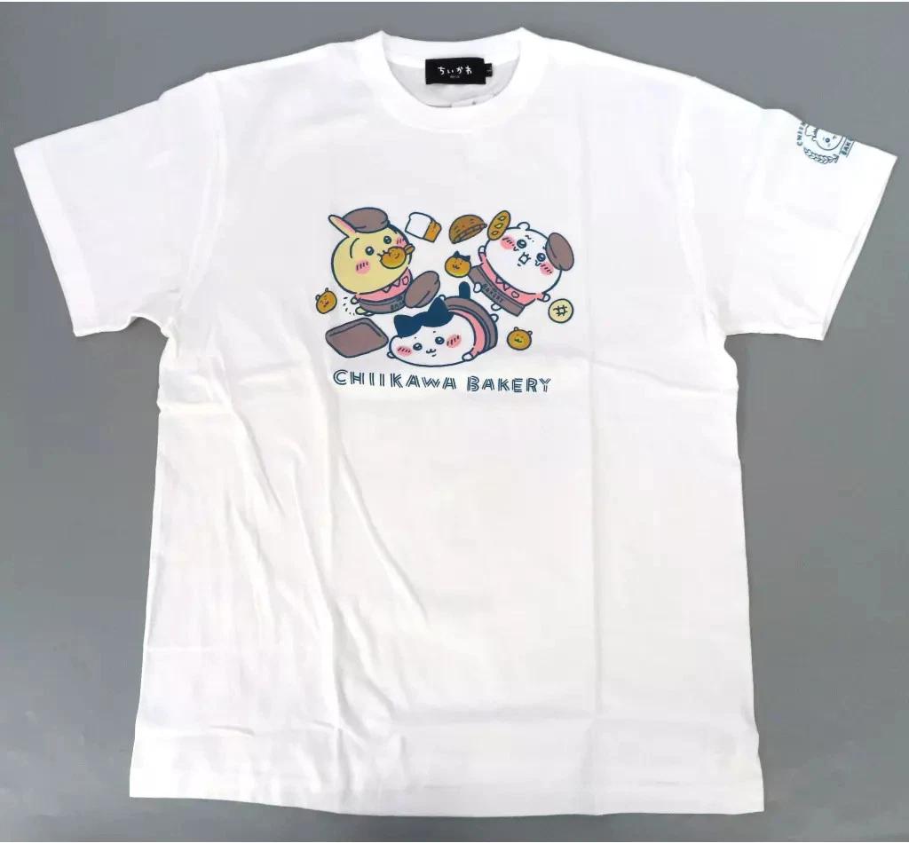 Футболка Chiikawa & Hachiware & Usagi Белая L Chiikawa Bakery 73x55x50см (2024) XL