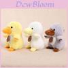 Plush Duck Keychain Toy With Pp Cotton Filling For Girls Bag Decor Gift