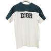 Used 10656 Logo Patch Crew Neck 193J646A0554 7829 S Green FS Stamp Unused Kenny Scharf White Men's from Japan AUTHENTIC