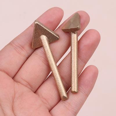 1Pcs Repair Triangular Copper Smoothing Leather Raft Repair Wrinkle Ironing Iron