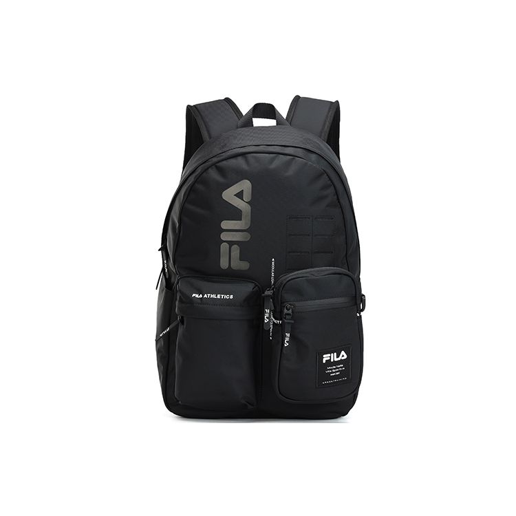 FILA Athletics Fashion Casual Fabric Backpack Unisex Backpacks Deep-Black A13U211142F-BK XS