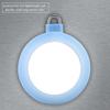 Mini COB LED Super Bright Round Camping Lights Outdoor Night Lamp with Hook((Blue)
