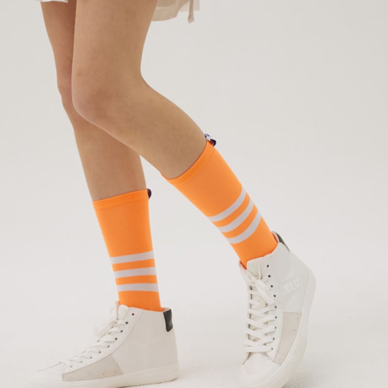 BLUDOT 3-Line Stripe Socks Plus_OR