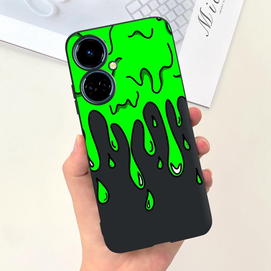 For Tecno Camon 19 Case Camon19 Neo Cute Fashion Cartoon Cover Soft Silicone Phone Case For Tecno Camon 19 Neo Camon19 Pro Shell