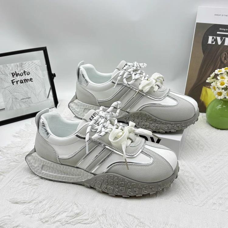 Sports Platform German Training Shoes Women's 2025 New Spring and Autumn Dad Shoes Increase Height Versatile Sports and Leisure Forrest Gump Shoes