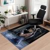 Dark Printed Carpetrugfor Office Chair Living Room Bedroom Kitchen Room Decor Gifts