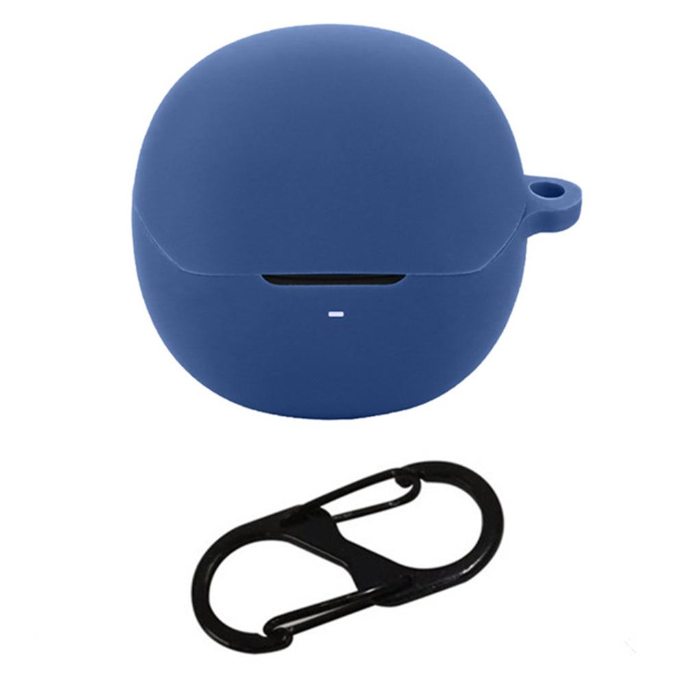 

Для наушников QCY AilyBuds Pro+ с Bluetooth-совместимостью Чехол с защитной силиконовой крышкой и пряжкой против потери Dark Blue