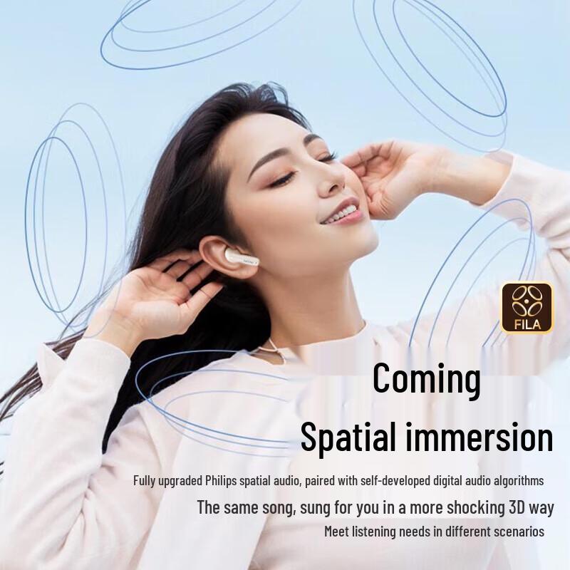 Philips TAT1199 True Wireless Half-In-Ear Bluetooth Earbuds