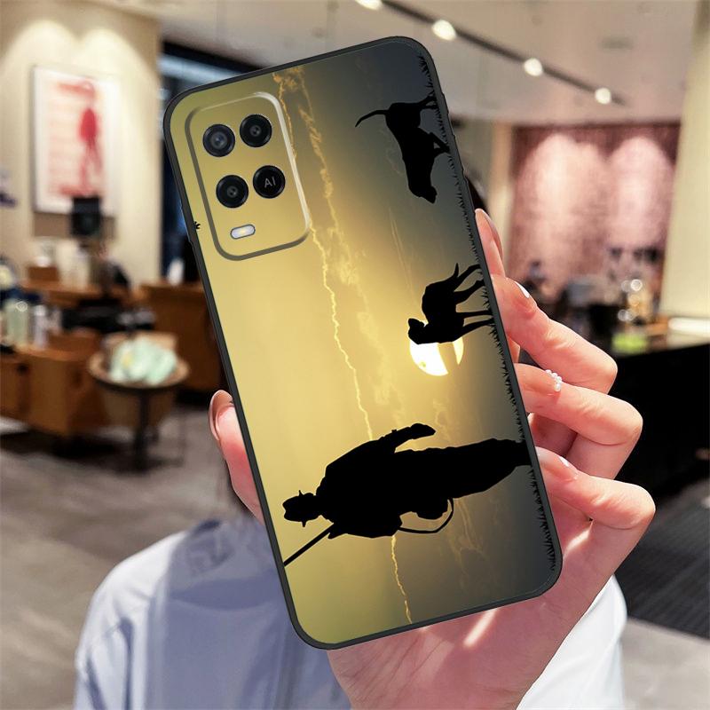 Hunter Man Fishing Dog Case For Oppo A17 A77 A80 A40 A60 A98 A78 A18 A38 A58 A16 A76 A96 A74 A94 A54 A57S A15 Cover