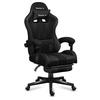 Chaise Gaming - HUZARO - Force 4.7 Carbon - Support Lombaire - Repose-pieds - Têtière