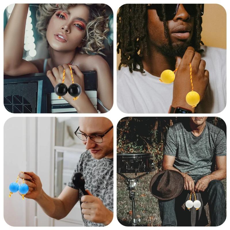 Rhythm Sand Ball Musical Instrument Accompaniment Tool Handheld Sand Egg Percussion Toy for Kids Adults Early Education Music