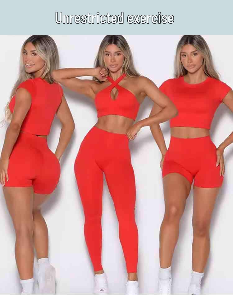 High-End Cross-Border Sports Bra: Sexy Halter, Yoga, Running, Fitness Vest