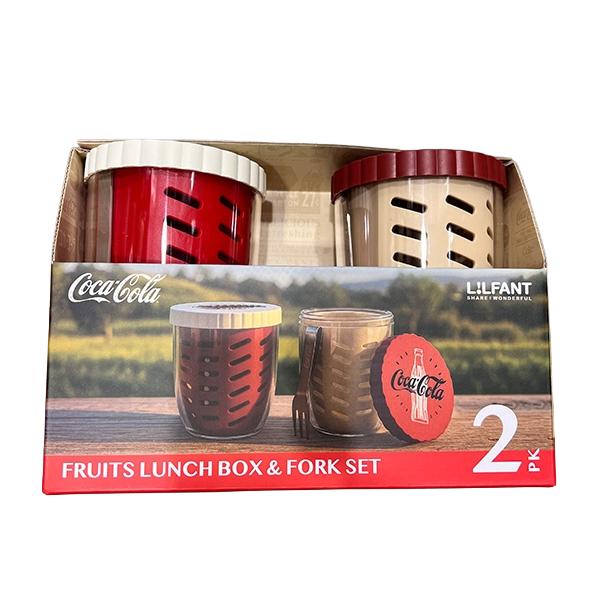 Coca-Cola Fruit Pot Airtight Food Container 2P Set One thing