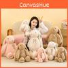 Plush Rabbit Cute Toy Long Eared Bunny Stuffed Animal Doll Kids Gifts Decor