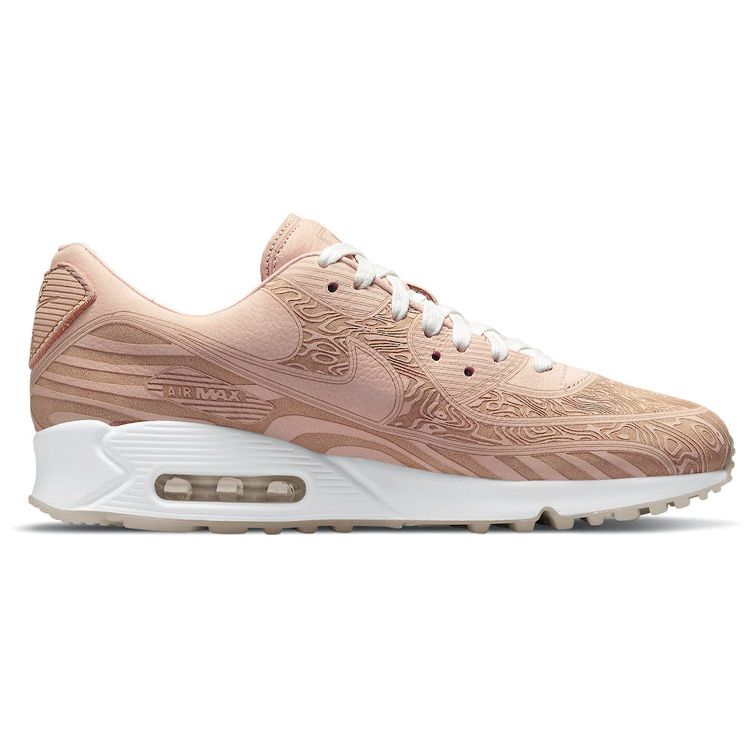 Nike Air Max 90 QS Laser Woodgrain Unisex Sneakers Cream Natural Summit-White DC7948-100