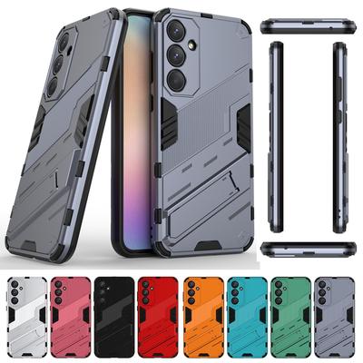 Twarde etui pancerne do Samsung Galaxy A05 A05S A13 A14 A15 A23 A24 A25 A33 A34 A35 A52 A53 A54 A55 A73 S23 FE S24 Cienkie etui z podstawką