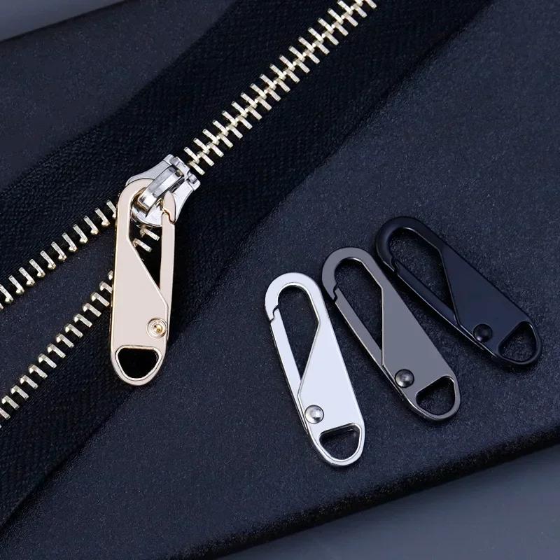 10Pcs Universal Zipper Puller Detachable Metal Zipper Head Repair Kits For Zipper Slider DIY Craft Sewing Clothes Accessories
