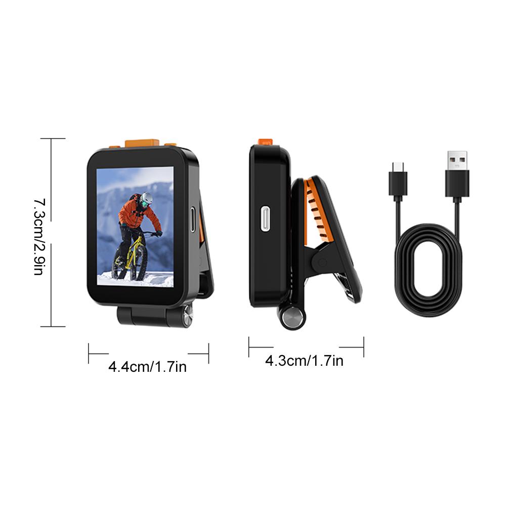 

RK-X40H Креативный 2-дюймовый Мобильный Экран Мини Селфи VLOG Монитор со Звуковой версией Проекция Дистанционная Фотография Bluetooth чёрный