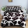 Cartoon Lovely Panda Cute Animal Bedding Set Boys Girls Twin Queen Size Duvet Cover Pillowcase Bed Kids Adult Home Textileextile