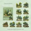 RetroStoryPET Mountain Stream Sticker Pack: Aquascaping & DIY Journal Decorations