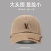 XXL Big Size Letters Embroidered Baseball Caps for Men/Women Adjustable Wide Brim Cotton Golf Hat Oversize Extra Large Size Hats