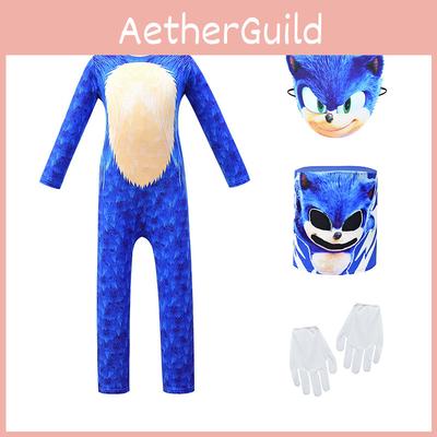 Maska dla Dzieci Jeż Rekwizyty Cosplay Kostium Dziecięcy Kombinezon Nakrycie Głowy Rękawiczki