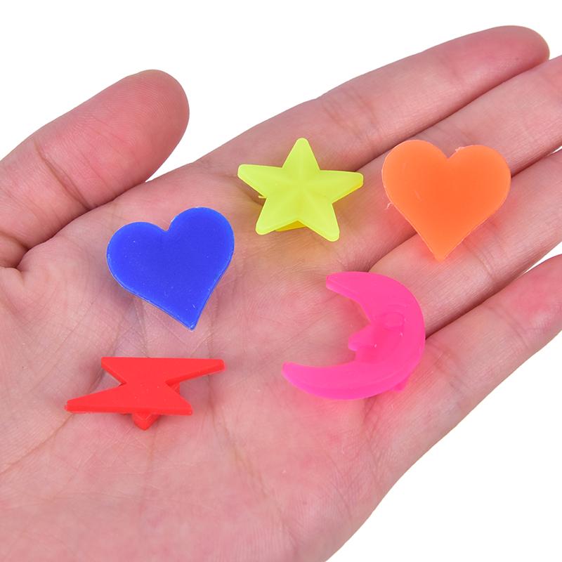 36 stk Sykkelhjul Eike Plastperler Flerfarget Barn Klips Dekor