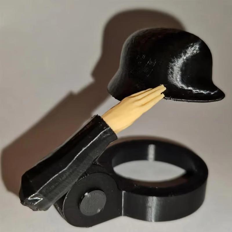 Rolig Soldat Salut Ölflaska Hjälm,Ölflaskkork med Kreativ Design,Återanvändbar Dammtät Hjälmformad Flaskkork Propp