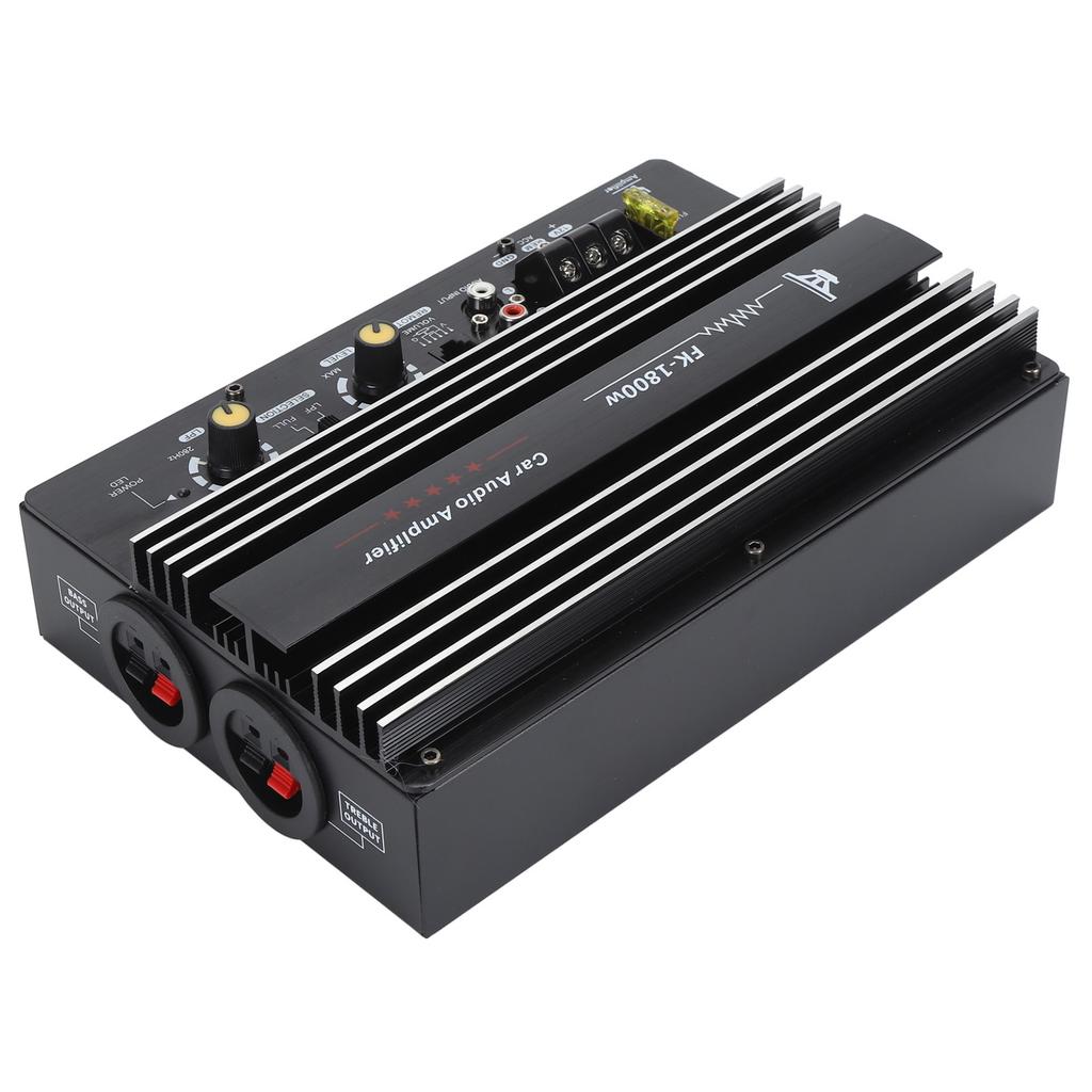 Car High Power Amplifier Amp Board 12V 1800W Quick Heat Dissipation Car Bass Subwoofer Amplifier Board for 8‑12 Inch