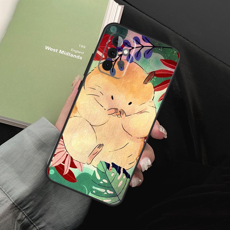Hamster Art Phone Case For Samsung Galaxy A54 A34 A14 A52 A32 A22 A12 A51 A71 A50 A70 A13 A33 A53 Cover