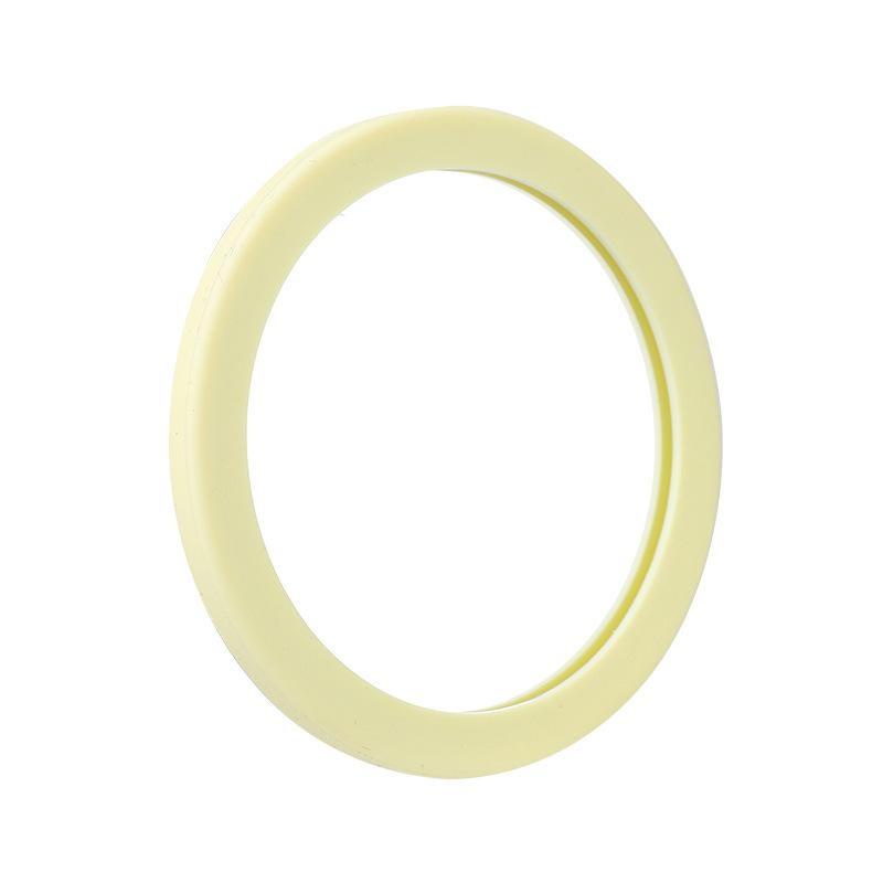 

Purse Pocket, Compact Cosmetic Beauty Tool Mini Round Silicone Makeup Mirror, Portable for Handbag жёлтый