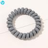 Women Spring Hair Ties Elastic Hair Band Custom Ponytail Holder Telephone Line Phone Cord Hair Ring