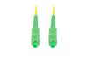 Patchcord światłowodowy Lanberg SM SC/APC-SC/APC SIMPLEX 3.0MM LSZH G657A1 1M żółty