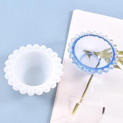 Moule en Résine Époxy Cristal Silicone Miroir Dentelle Plat Moule Artisanal Moule en Silicone pour Art en Résine