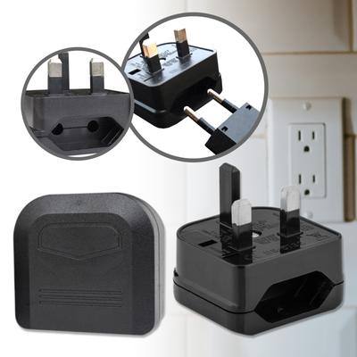 2pcs EU To UK Plug Adapters European To UK Outlet Quality Travel Adapters UK Socket Adapters Widely Compatibility