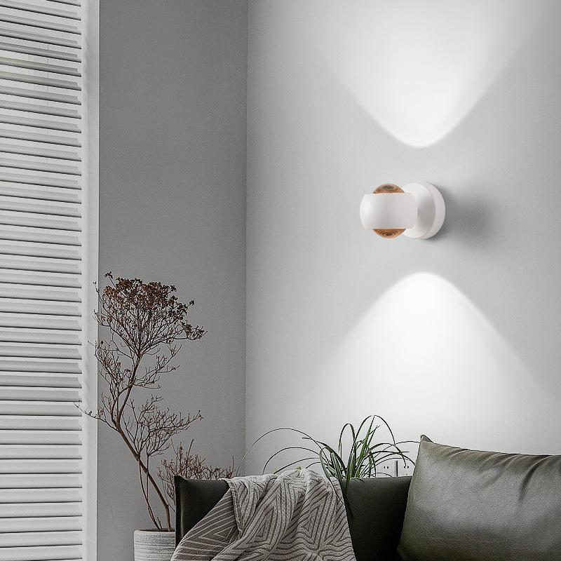 LED Wall Lamp Bedside Lamp Aluminum Indoor Bedroom Living Room Stairs Wall Light Balcony Decor Lamp