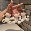 Funny Lucifer Cat Keychain Plush Pendant KAWAII Crosseyed Kitten Bag Pendant Small Doll 12CM Plush Sttuffed Toy Backpack Pendan