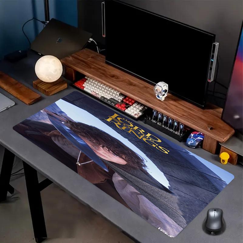 The Lord of the Rings Theme Mouse Pad, Non Slip Rubber Base, Multifunctional Office & Home Decor, Perfect for Workspace Personalization.