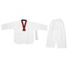 Taekwondo Dobok Suit Rugged Comfortable Breathable Taekwondo Training Uniform for Children Height 136 146cm
