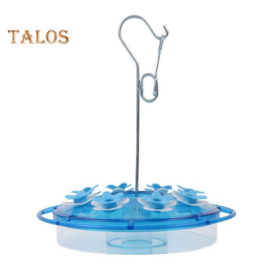 Mangiatoia per Colibrì da 450 ml con Posatoio e Fori di Alimentazione da Appendere All'aperto Mangiatoia per Uccelli Selvatici per Decorazione Giardino Cortile