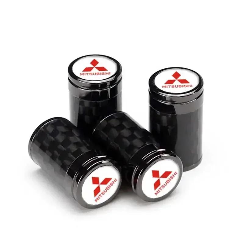

4pcs Car Wheel Valve Caps Stem Air Covers for Mitsubishi Ralliart ASX Lancer L200 Colt Pajero Outlander Grand Eclipse Galant