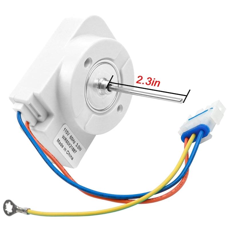 115V 60Hz WR60X21887 Refrigerator Fan Motor Assembly For WR60X10137 WR60X10054 WR60X10189 WR60X10240 Replacement