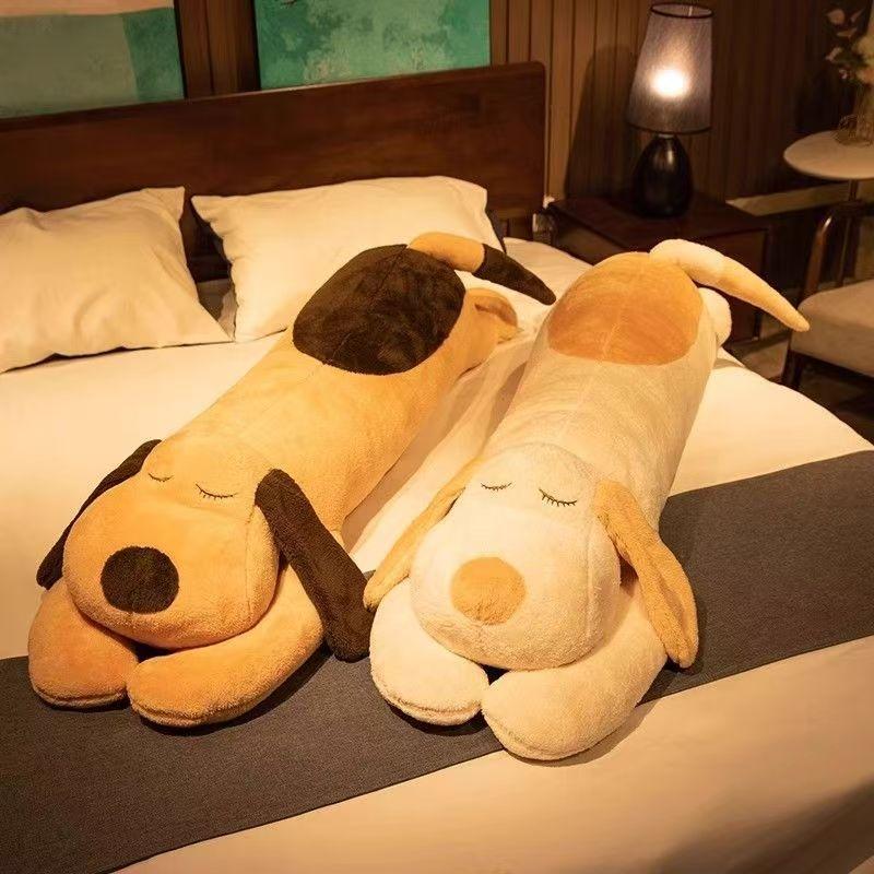 100/130/150CM Huge Soft Body Long Dog Plush Pillow Stuffed Puppy Animal Home Decoration Sofa Cushion Kid Girl Holiday Gift Toys